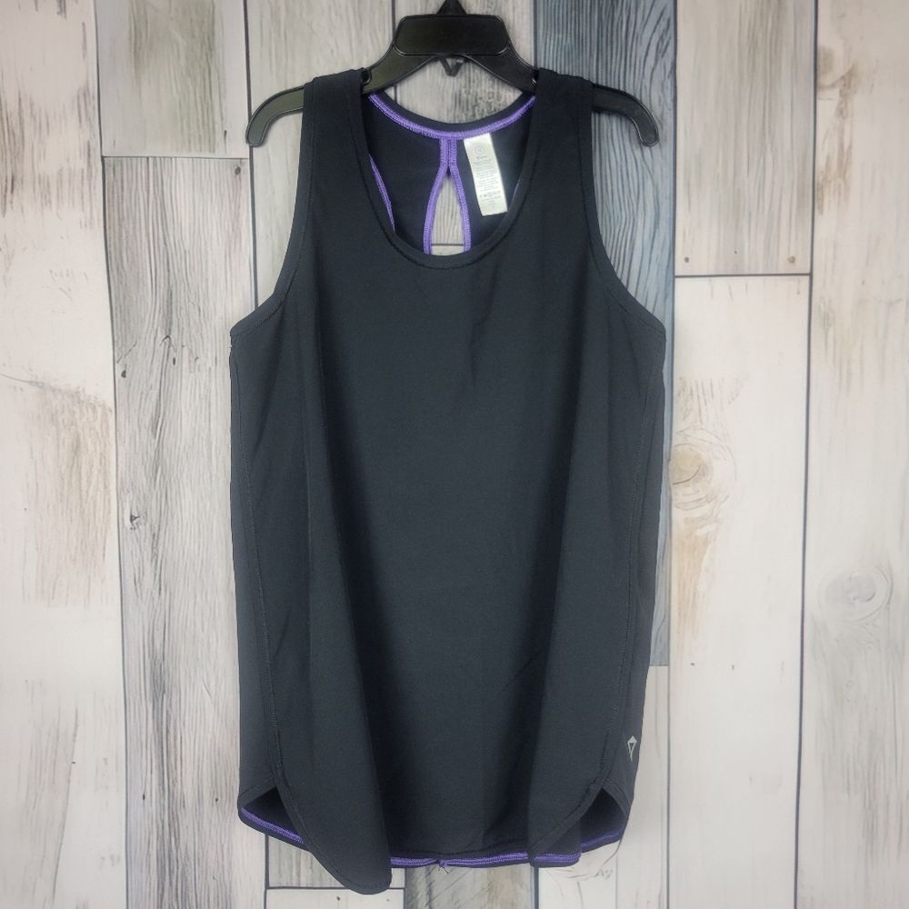 Ivivva Girls Black Racerback Tank Top Size 12